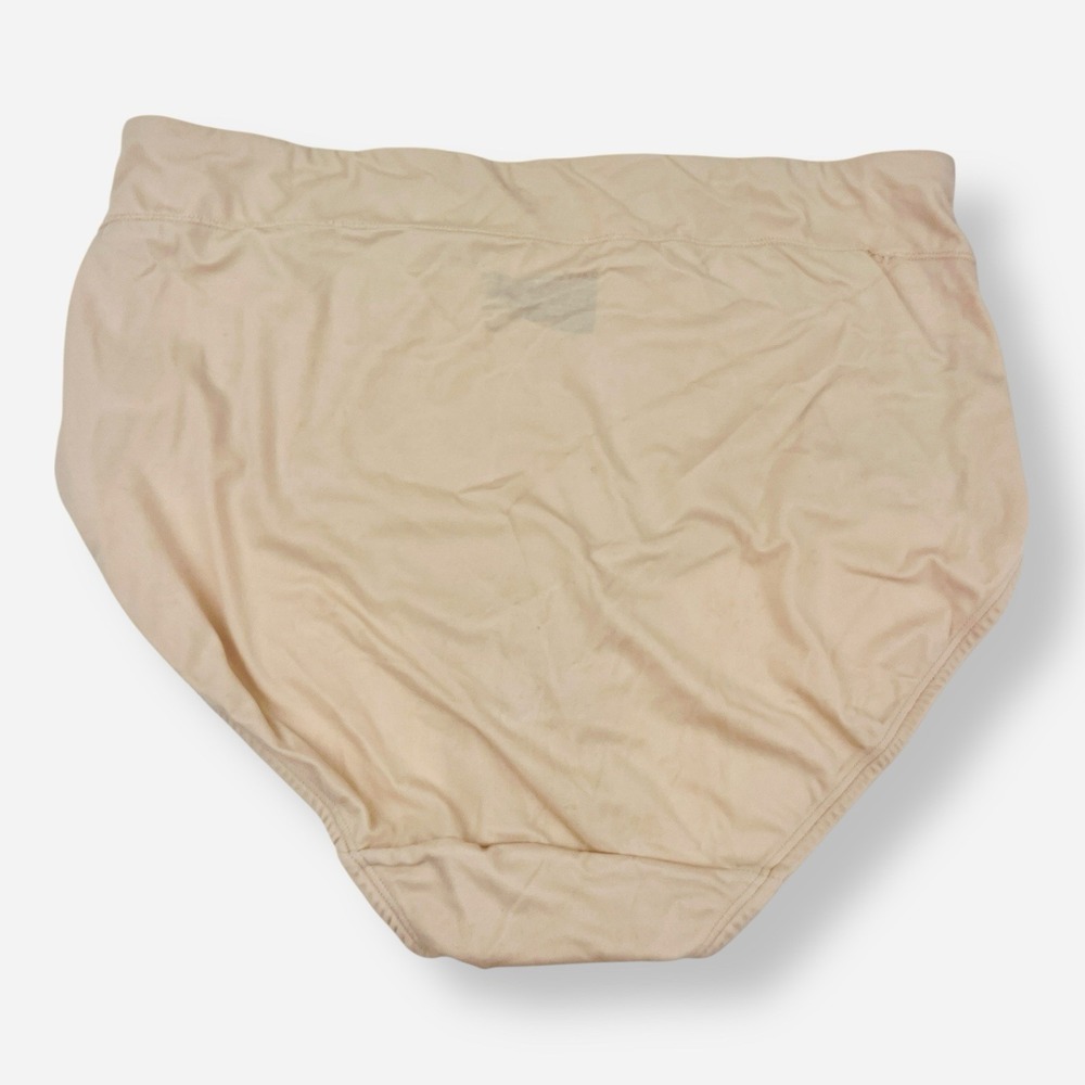 Vintage Second Skin Lace High Waist Panties Sz 8 XL Nude Beige Lot 2 Panty - Picture 7 of 12
